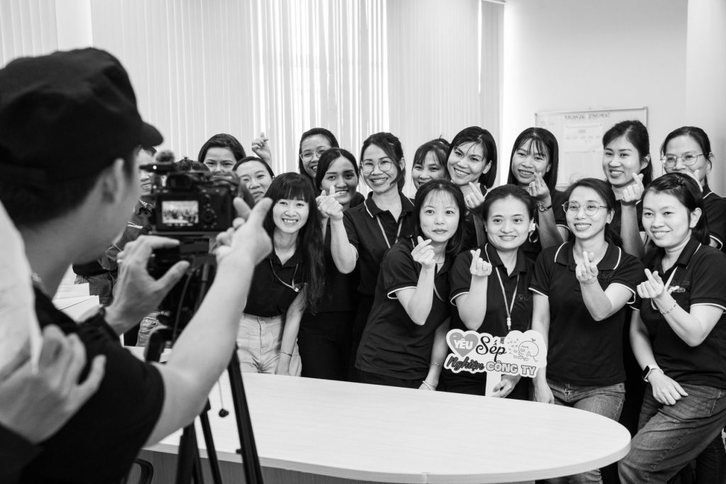 Hậu trường team đi làm